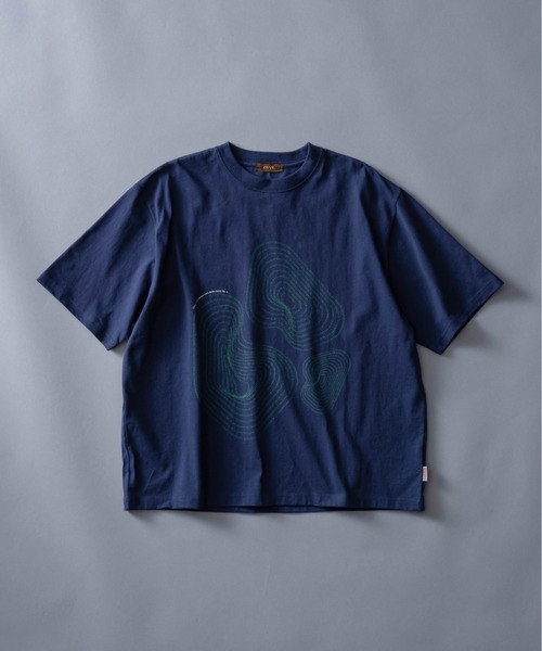 CIVVY.(シヴィ―)の「π Graphic Cotton Tee - 円周率 グラフィック コットン Tシャツ -(Tシャツ/カットソー・メンズ・アイボリー/ネイビー/レッド・LARGE/MEDIUM)」の4枚目の写真
