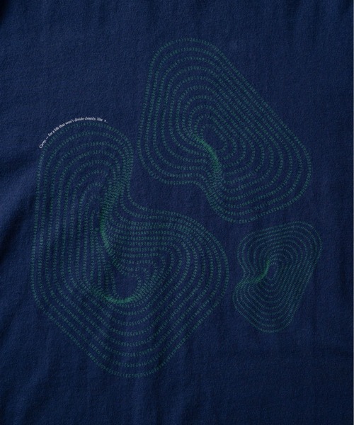 CIVVY.(シヴィ―)の「π Graphic Cotton Tee - 円周率 グラフィック コットン Tシャツ -(Tシャツ/カットソー・メンズ・アイボリー/ネイビー/レッド・LARGE/MEDIUM)」の12枚目の写真