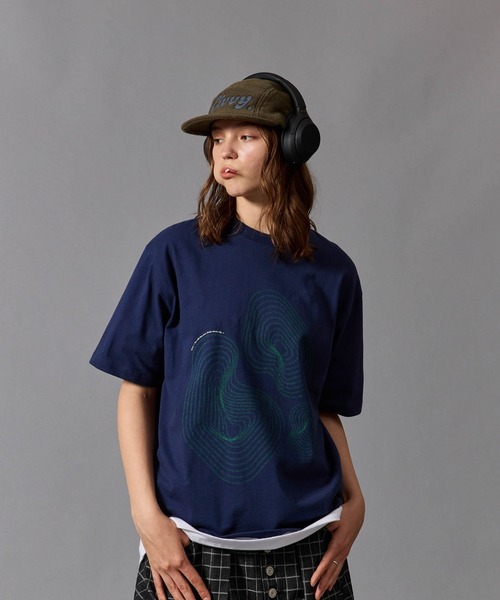 CIVVY.(シヴィ―)の「π Graphic Cotton Tee - 円周率 グラフィック コットン Tシャツ -(Tシャツ/カットソー・メンズ・アイボリー/ネイビー/レッド・LARGE/MEDIUM)」の18枚目の写真