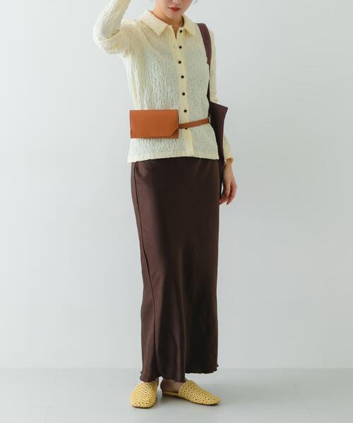 RODE SKO（ロデスコ）の「『MADE IN JAPAN』 ウエストポーチベルトバッグ（ボディバッグ/ウエストポーチ・レディース・ブラック/キャメル/オフホワイト・ONE）」の13枚目の写真