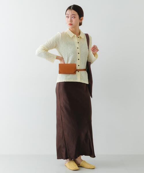 RODE SKO（ロデスコ）の「『MADE IN JAPAN』 ウエストポーチベルトバッグ（ボディバッグ/ウエストポーチ・レディース・ブラック/キャメル/オフホワイト・ONE）」の14枚目の写真