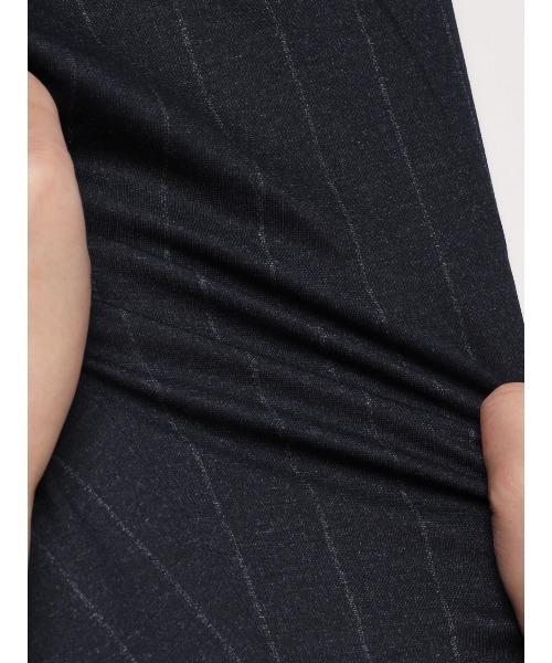 SUIT SQUARE（スーツスクエア）の「SMACTIVE テーパードパンツ ウォッシャブル ストレッチ TRジャージー ストライプ（スラックス・メンズ・グレー/ネイビー・L/M/S/SS/4L/3L/LL）」の17枚目の写真