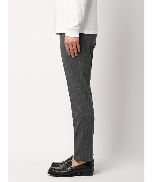 SUIT SQUARE（スーツスクエア）の「SMACTIVE テーパードパンツ ウォッシャブル ストレッチ TRジャージー ストライプ（スラックス・メンズ・グレー/ネイビー・L/M/S/SS/4L/3L/LL）」の20枚目の写真