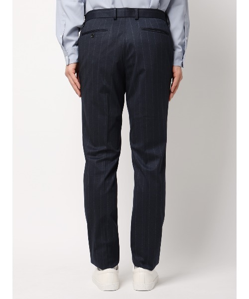 SUIT SQUARE（スーツスクエア）の「SMACTIVE テーパードパンツ ウォッシャブル ストレッチ TRジャージー ストライプ（スラックス・メンズ・グレー/ネイビー・L/M/S/SS/4L/3L/LL）」の12枚目の写真