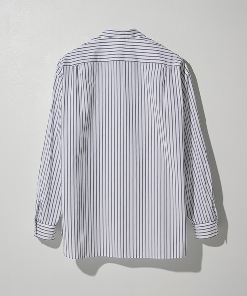 STUDIOUS(ステュディオス)の「【STUDIOUS】Clear broad Shirts(シャツ/ブラウス・メンズ・チェック/ストライプ/サックスブルー/ホワイト・2/1/3)」の7枚目の写真