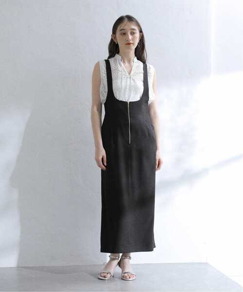 La TOTALITE（ラトータリテ）の「《追加》【洗える】フロントジップジャンスカ（スカート・レディース・ホワイト/ブラック・38/36）」の3枚目の写真