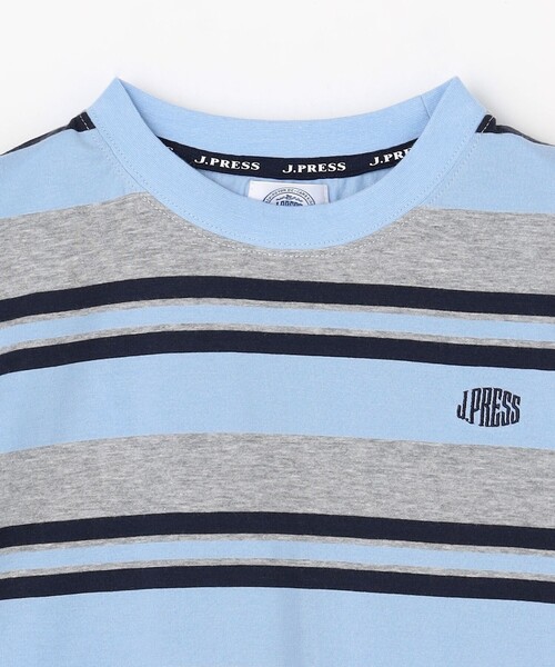 綿Tシャツ５枚セット　170cm （J.PRESS ４枚、１枚） 140-170cm】マルチボーダー 半袖Tシャツ（Tシャツ/カットソー）｜J