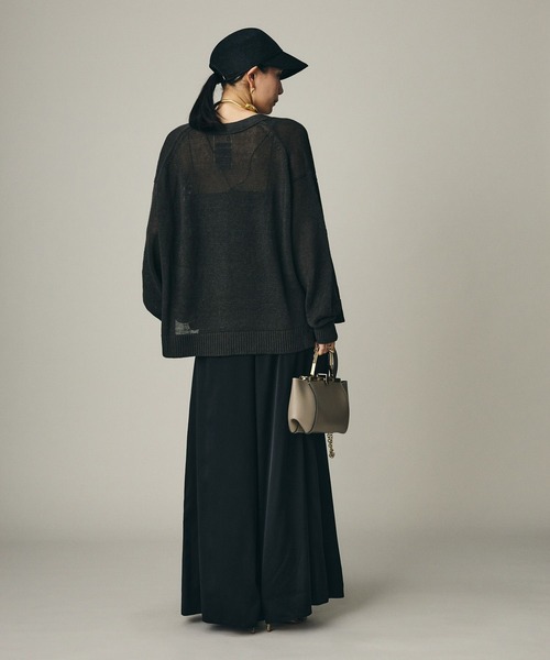 Chaos（カオス）の「Chaos(カオス)/ ノーマンリネンカーディガン（カーディガン/ボレロ・レディース・カーキ/ベージュ・FREE）」の13枚目の写真