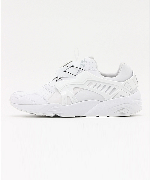 PUMA（プーマ）の「TRINOMIC DISC BLAZE（スニーカー・メンズ・ホワイト/ブラック・25.5cm/23.0cm/26.5cm/27.5cm/26.0cm/23.5cm/27.0cm/24.0cm/28.5cm/28.0cm/22.5cm/25.0cm/24.5cm/29.0cm）」の3枚目の写真