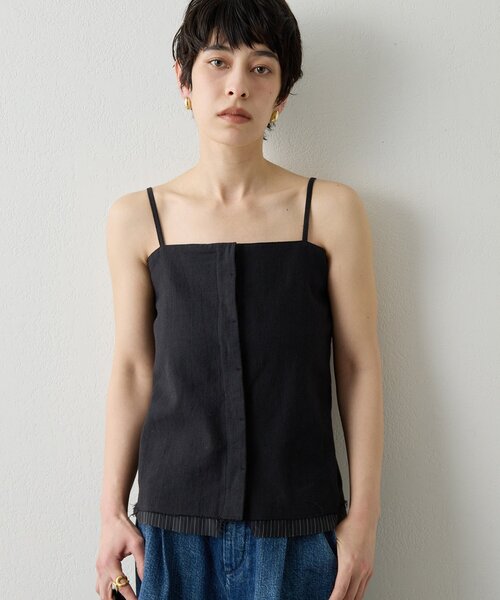 THE PAUSE(ザ ポーズ)の「【THE PAUSE】キャミブラウス(シャツ/ブラウス・レディース・ベージュ/ブラック・FREE)」の21枚目の写真