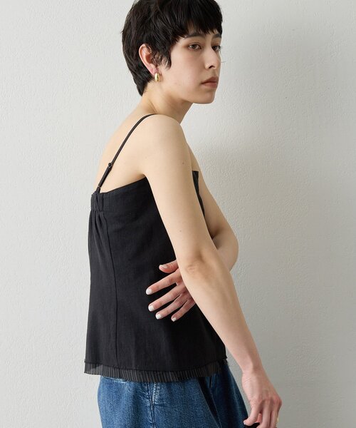 THE PAUSE(ザ ポーズ)の「【THE PAUSE】キャミブラウス(シャツ/ブラウス・レディース・ベージュ/ブラック・FREE)」の18枚目の写真