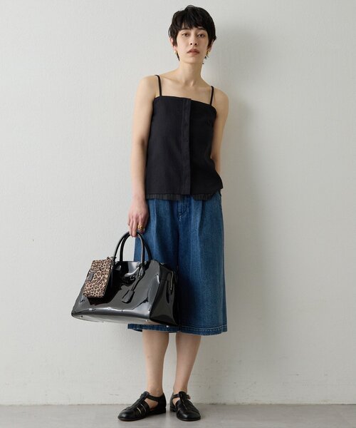 THE PAUSE(ザ ポーズ)の「【THE PAUSE】キャミブラウス(シャツ/ブラウス・レディース・ベージュ/ブラック・FREE)」の12枚目の写真