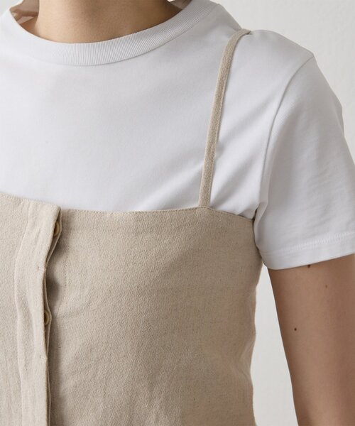 THE PAUSE(ザ ポーズ)の「【THE PAUSE】キャミブラウス(シャツ/ブラウス・レディース・ベージュ/ブラック・FREE)」の7枚目の写真