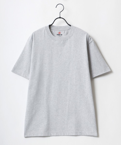 HANES(ヘインズ)の「Hanes/へインズ BEEFY/ビーフィー 2P 無地 クルーネック 半袖Tシャツ/パックT 2枚組セット/レディース メンズ(Tシャツ/カットソー・メンズ・ホワイト/ネイビー/グレー/ブラック・M/XL/L/S)」の14枚目の写真
