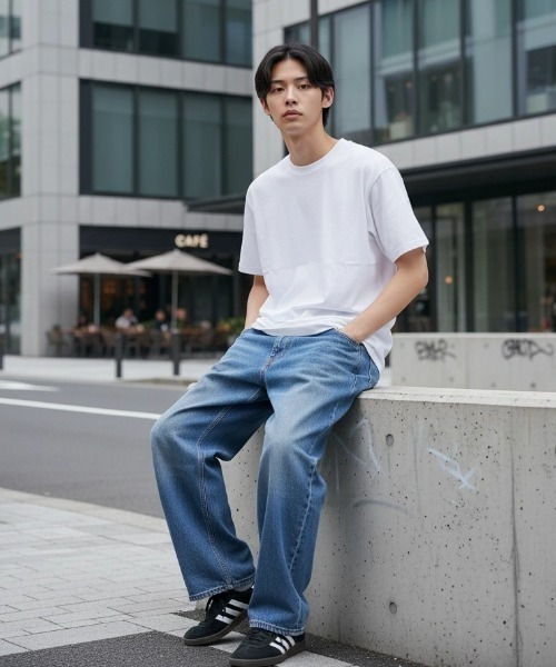 HANES(ヘインズ)の「Hanes/へインズ BEEFY/ビーフィー 2P 無地 クルーネック 半袖Tシャツ/パックT 2枚組セット/レディース メンズ(Tシャツ/カットソー・メンズ・ホワイト/ネイビー/グレー/ブラック・M/XL/L/S)」の20枚目の写真