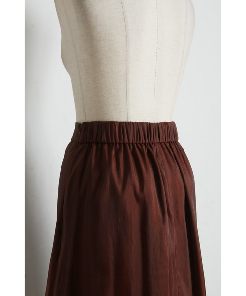 ARVELLIA(アルベリア)の「SHEER LAYERED RUFFLE SKIRT(スカート・レディース・ブラウン/ブラック・M)」の17枚目の写真