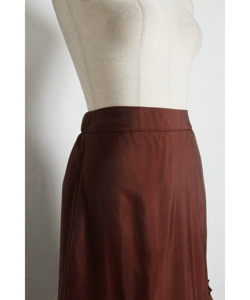 ARVELLIA(アルベリア)の「SHEER LAYERED RUFFLE SKIRT(スカート・レディース・ブラウン/ブラック・M)」の20枚目の写真