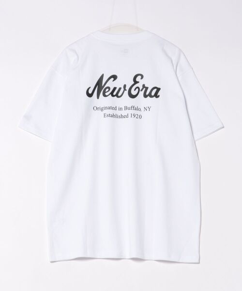 NEW ERA(ニューエラ)の「NEW ERA/ニューエラ メンズ 半そで Tシャツ ロゴ SS PF TEE CL NE(Tシャツ/カットソー・メンズ・ホワイト/ブラック・L/XXL/M/XL)」の3枚目の写真