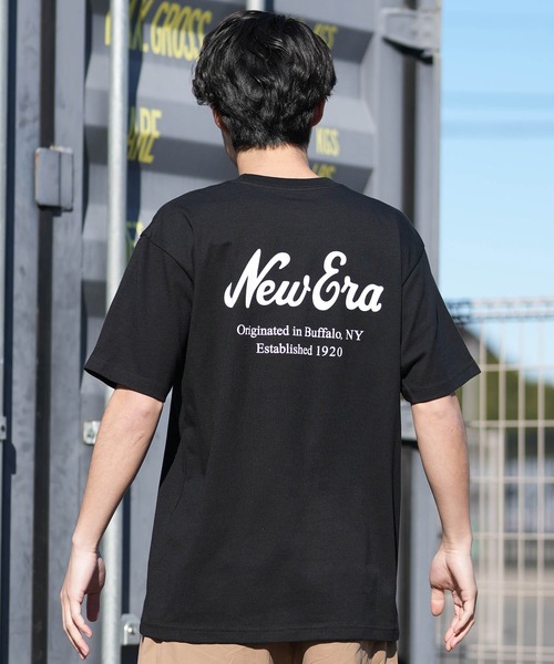 NEW ERA(ニューエラ)の「NEW ERA/ニューエラ メンズ 半そで Tシャツ ロゴ SS PF TEE CL NE(Tシャツ/カットソー・メンズ・ホワイト/ブラック・L/XXL/M/XL)」の6枚目の写真