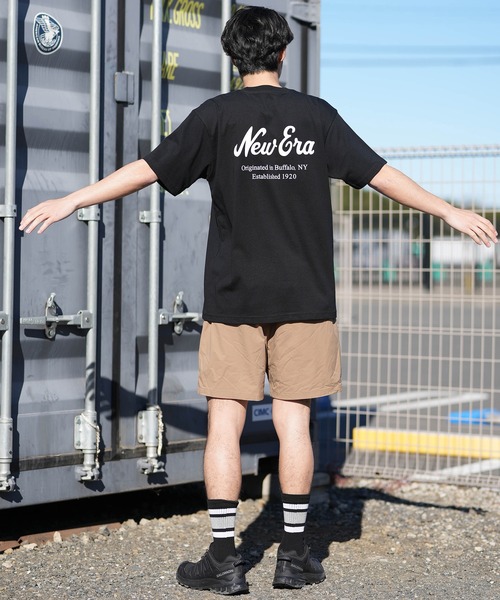 NEW ERA(ニューエラ)の「NEW ERA/ニューエラ メンズ 半そで Tシャツ ロゴ SS PF TEE CL NE(Tシャツ/カットソー・メンズ・ホワイト/ブラック・L/XXL/M/XL)」の8枚目の写真