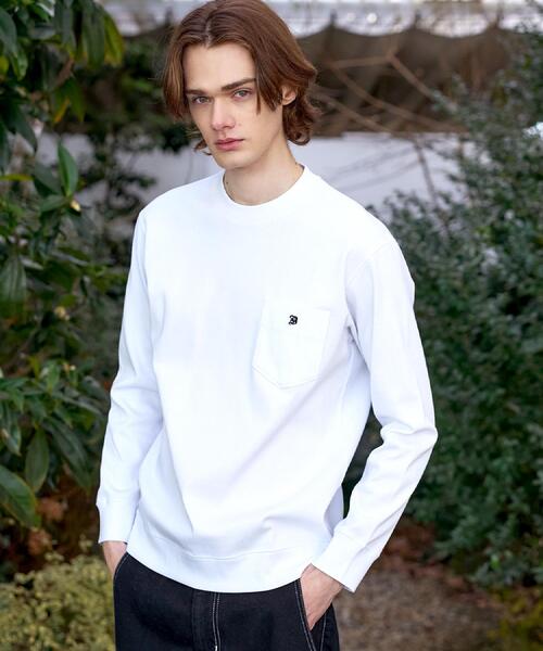 DRESSTERIOR(ドレステリア)の「【抗菌防臭/UVカット/しわ防止】クールデオドラント フライスロングTシャツ(Tシャツ/カットソー・メンズ・ブラック/ホワイト/サックスブルー/ブラウン系その他・92/90/94/91)」の19枚目の写真