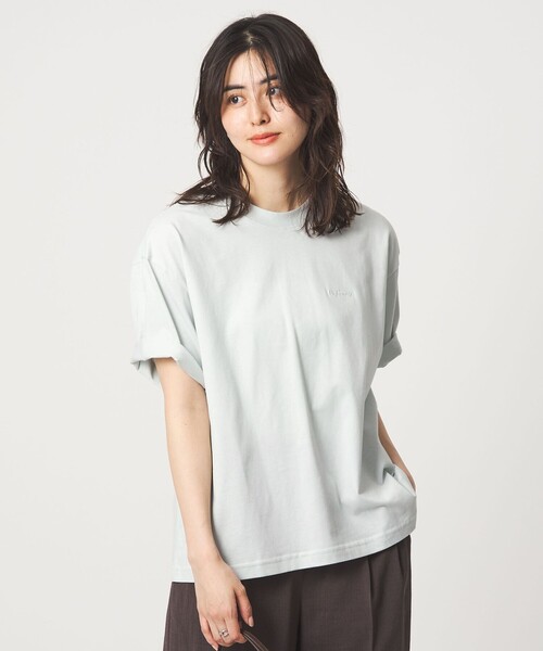Barbour(バブアー)の「<Barbour>Marjorie ロゴ Tシャツ(Tシャツ/カットソー・レディース・オフホワイト/グレー系/ブラック/ライトブルー・M)」の4枚目の写真