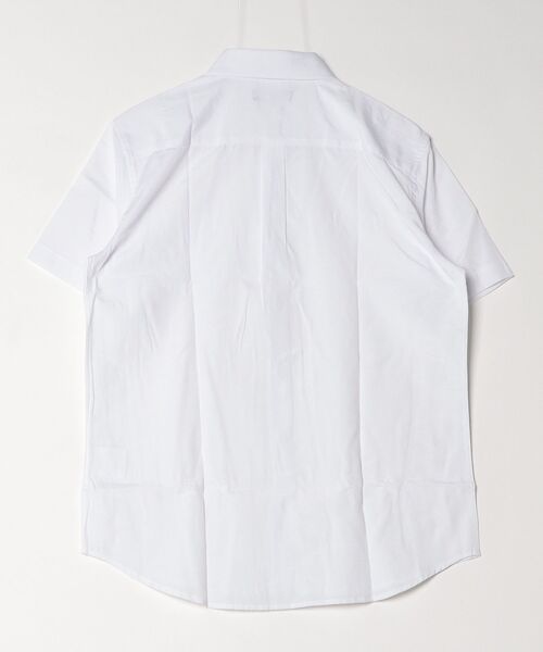 ARCADE（アーケード）の「ボタンダウン オックスフォードシャツ 半袖シャツ/選べるマルチ釦&ノーマル釦（シャツ/ブラウス・メンズ・ホワイト系2/ホワイト系1/ブラック系2/ネイビー系1/ブラック系1/サックスブルー系2/サックスブルー系1/ネイビー系2・M/LL/L）」の17枚目の写真