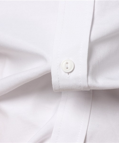 ARCADE（アーケード）の「ボタンダウン オックスフォードシャツ 半袖シャツ/選べるマルチ釦&ノーマル釦（シャツ/ブラウス・メンズ・ホワイト系2/ホワイト系1/ブラック系2/ネイビー系1/ブラック系1/サックスブルー系2/サックスブルー系1/ネイビー系2・M/LL/L）」の15枚目の写真