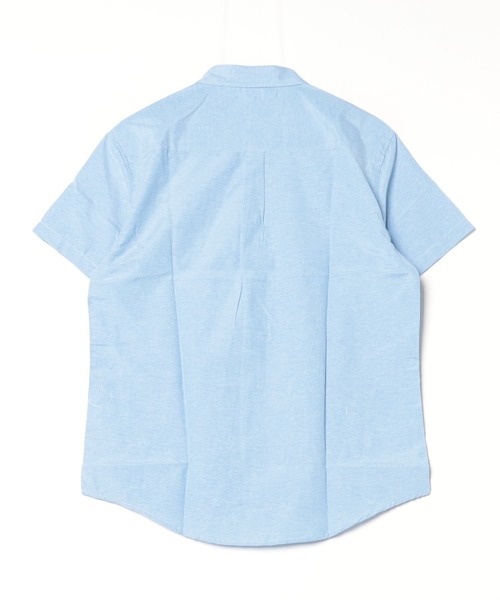 ARCADE（アーケード）の「ボタンダウン オックスフォードシャツ 半袖シャツ/選べるマルチ釦&ノーマル釦（シャツ/ブラウス・メンズ・ホワイト系2/ホワイト系1/ブラック系2/ネイビー系1/ブラック系1/サックスブルー系2/サックスブルー系1/ネイビー系2・M/LL/L）」の16枚目の写真