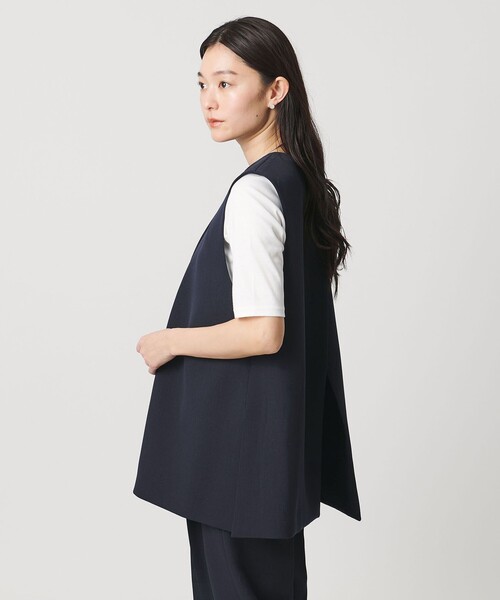 MARW UNITED ARROWS（マルゥ ユナイテッドアローズ）の「＜MARW UNITED ARROWS＞ウエスト ベルト ジレⅡ（ベスト・レディース・ネイビー/ダークグレー/ブラック・FREE）」の4枚目の写真