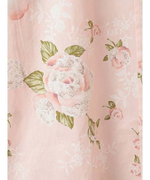 KARL HELMUT（カールヘルム）の「ポワン・ド・ローズプリントシャツブラウス（シャツ/ブラウス・メンズ・ピンク/ブラック/アクア/キナリ・MEDIUM/LARGE）」の12枚目の写真