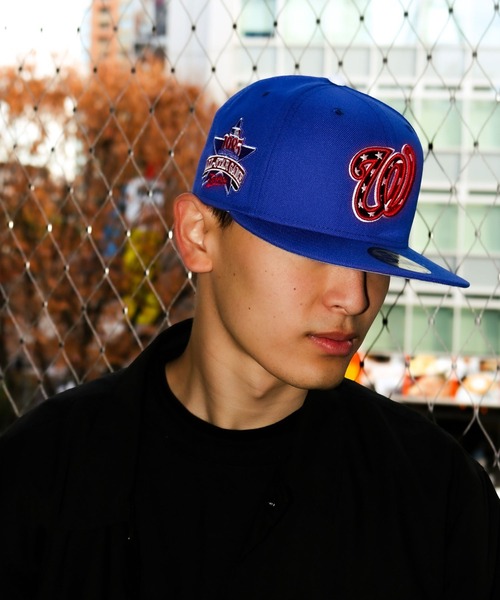 ニューエラ【NEW ERA】- HOMEGAME別注 ワシントン・ナショナルズ キャップ 【Washington Nationals CO 1985 ASG 59FIFTY MAJESTIC BLUE 70992046】