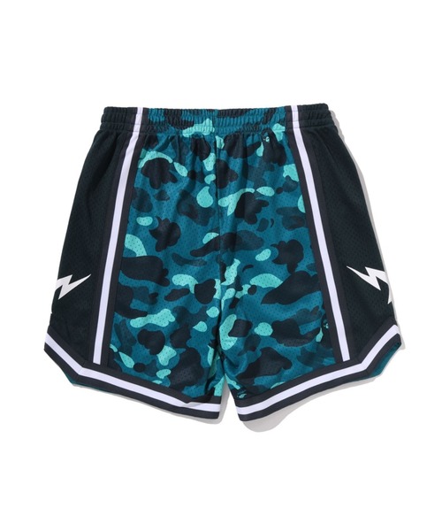A BATHING APE(アベイシングエイプ)の「COLOR CAMO MESH RELAXED FIT SHORTS(その他パンツ・メンズ・グリーン/パープル・SMALL/LARGE/X-LARGE/MEDIUM/XX-LARGE)」の3枚目の写真