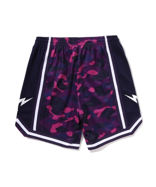 A BATHING APE(アベイシングエイプ)の「COLOR CAMO MESH RELAXED FIT SHORTS(その他パンツ・メンズ・グリーン/パープル・SMALL/LARGE/X-LARGE/MEDIUM/XX-LARGE)」の4枚目の写真