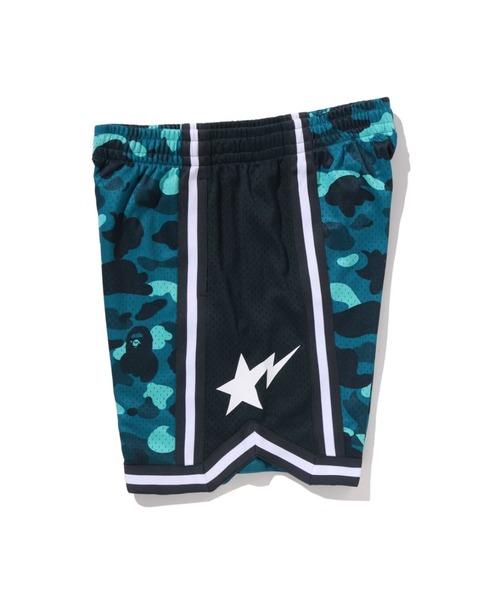 A BATHING APE(アベイシングエイプ)の「COLOR CAMO MESH RELAXED FIT SHORTS(その他パンツ・メンズ・グリーン/パープル・SMALL/LARGE/X-LARGE/MEDIUM/XX-LARGE)」の6枚目の写真