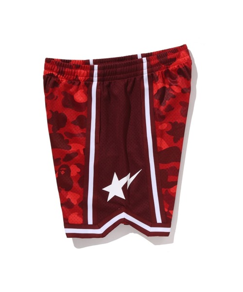 A BATHING APE(アベイシングエイプ)の「COLOR CAMO MESH RELAXED FIT SHORTS(その他パンツ・メンズ・グリーン/パープル・SMALL/LARGE/X-LARGE/MEDIUM/XX-LARGE)」の8枚目の写真