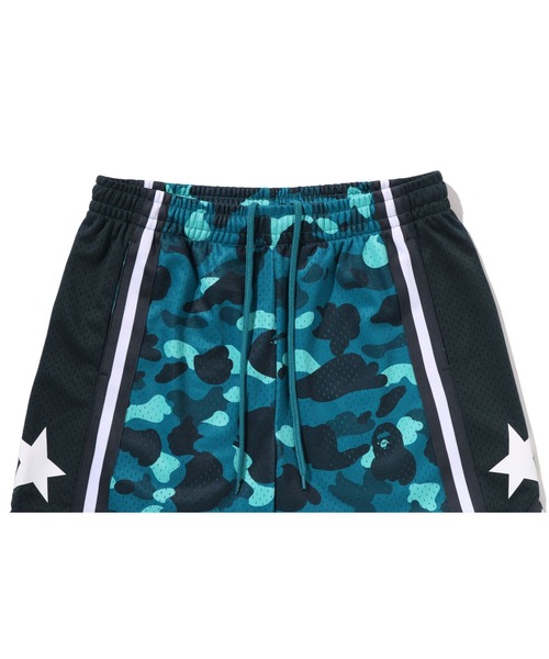 A BATHING APE(アベイシングエイプ)の「COLOR CAMO MESH RELAXED FIT SHORTS(その他パンツ・メンズ・グリーン/パープル・SMALL/LARGE/X-LARGE/MEDIUM/XX-LARGE)」の9枚目の写真
