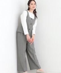 【2点セット/S-LL】着回し力も抜群 着るだけで決まる大人上品セットアップ