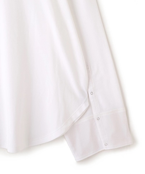 ETRE TOKYO（エトレトウキョウ）の「【ZOZO限定カラー】ボートネックカフスロンTee（Tシャツ/カットソー・レディース・グレー/ホワイト/チャコール/ネイビー・FREE）」の7枚目の写真