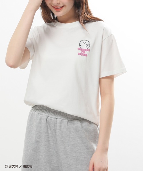 Honeys(ハニーズ)の「お文具といっしょ/Tシャツ(Tシャツ/カットソー・キッズ・ホワイト/レッド/スミクロ/サックスブルー・150cm/L/M/S)」の5枚目の写真