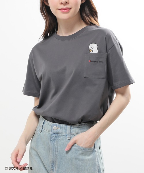 Honeys(ハニーズ)の「お文具といっしょ/Tシャツ(Tシャツ/カットソー・キッズ・ホワイト/レッド/スミクロ/サックスブルー・150cm/L/M/S)」の10枚目の写真