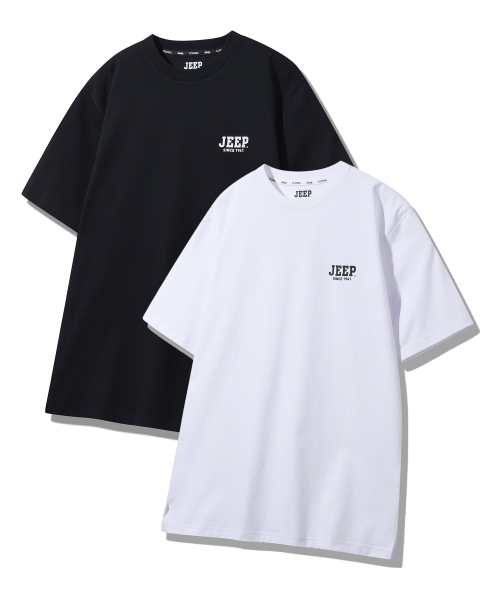 2PACK] 170g シングルエアグラムレイヤード半袖Tシャツ (JQ5TSU150BK