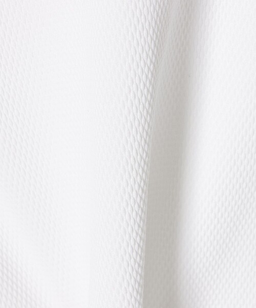 BEAMS GOLF(ビームスゴルフ)の「ORANGE LABEL /裾リブボーダー モックネック シャツ(スウェット・レディース・レッド/ホワイト/ネイビー・LARGE/SMALL/MEDIUM)」の10枚目の写真