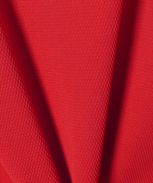 BEAMS GOLF(ビームスゴルフ)の「ORANGE LABEL /裾リブボーダー モックネック シャツ(スウェット・レディース・レッド/ホワイト/ネイビー・LARGE/SMALL/MEDIUM)」の16枚目の写真