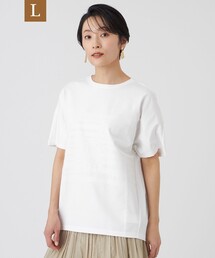 【L】【カタログ掲載・ウォッシャブル】クリアゼブラプリントカットソー