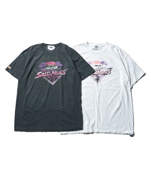 SALT&MUGS(ソルトアンドマグス)の「LA Vice(Tシャツ/カットソー・メンズ・ホワイト/ブラック・SMALL/MEDIUM/LARGE/X-LARGE)」の5枚目の写真