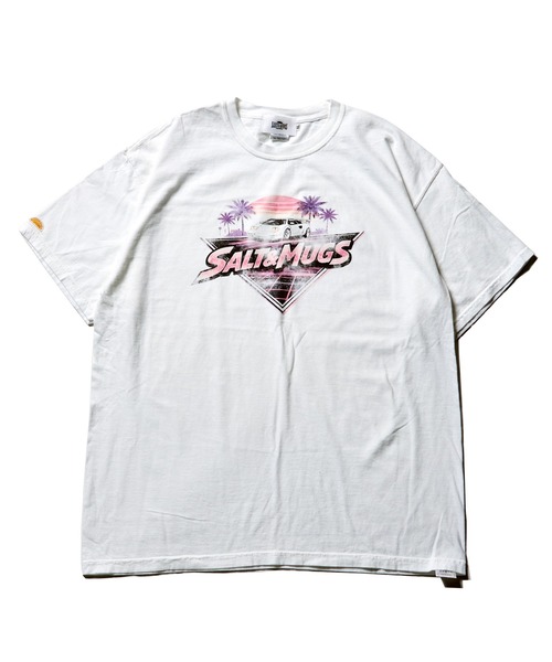 SALT&MUGS(ソルトアンドマグス)の「LA Vice(Tシャツ/カットソー・メンズ・ホワイト/ブラック・SMALL/MEDIUM/LARGE/X-LARGE)」の4枚目の写真