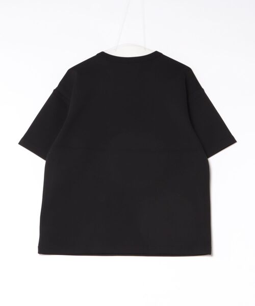 LIFEMAX（ライフマックス）の「【LIFEMAX/ライフマックス】8.5オンスダンボールニットビッグシルエットTシャツ（ポリジン加工）/菌防臭 オーバーサイズ 半袖T-シャツ 2色（Tシャツ/カットソー・メンズ・オフホワイト/ブラック・SMALL/LARGE/MEDIUM/X-LARGE）」の5枚目の写真
