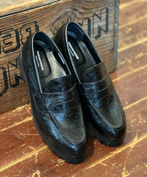 KENFORD(ケンフォード)の「【KENFORD】TANK SOLE LOAFERS タンクソールローファー(ローファー・メンズ・ブラック・27.5/27/26.5/26)」の1枚目の写真