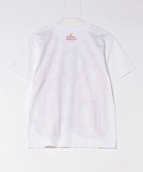 Vivienne Westwood(ヴィヴィアンウエストウッド)の「60/2オーガニック天竺School Blazer Print(Tシャツ/カットソー・レディース・ホワイト・38/40/36)」の2枚目の写真